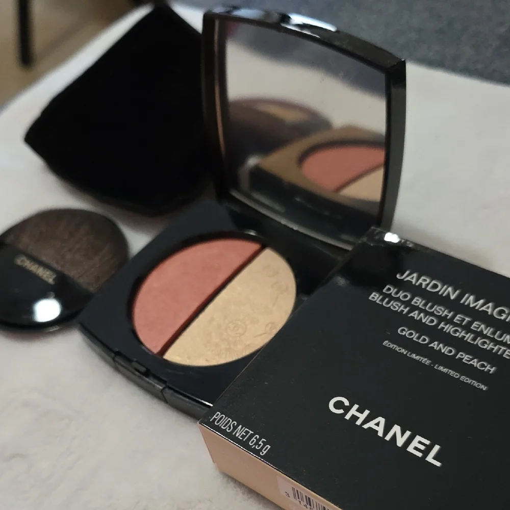 NEW~ CHANEL JARDIN IMAGINAIRE Blush & Highlighter Duo - Gold and Peach